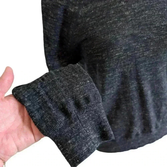Vince Sweater Wool Linen Blend Dark Blue Marl Crewneck Women's size Medium - Picture 8 of 14